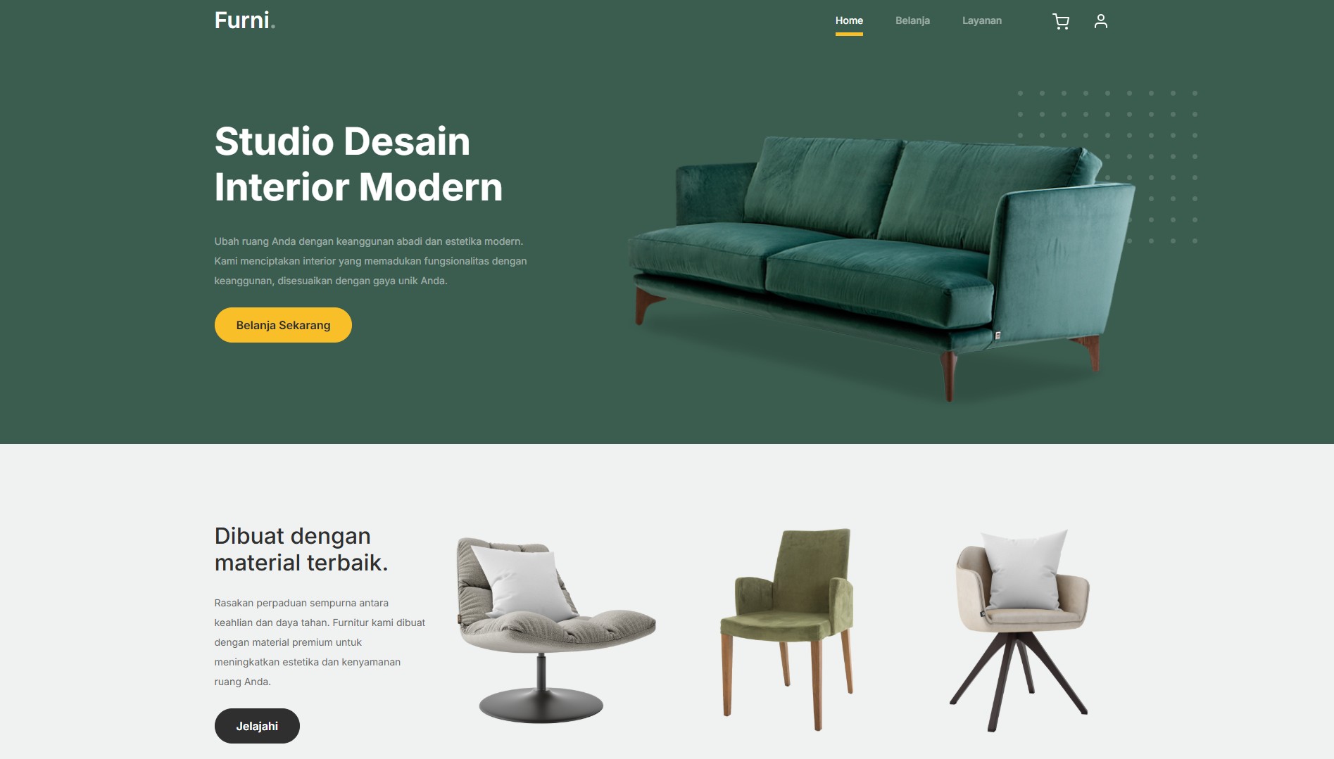 High-Performance Furniture E-Commerce System